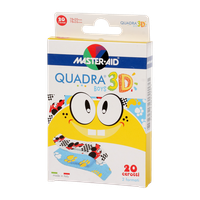 MASTER AID Quadra 3D sebtapasz boys (20x)