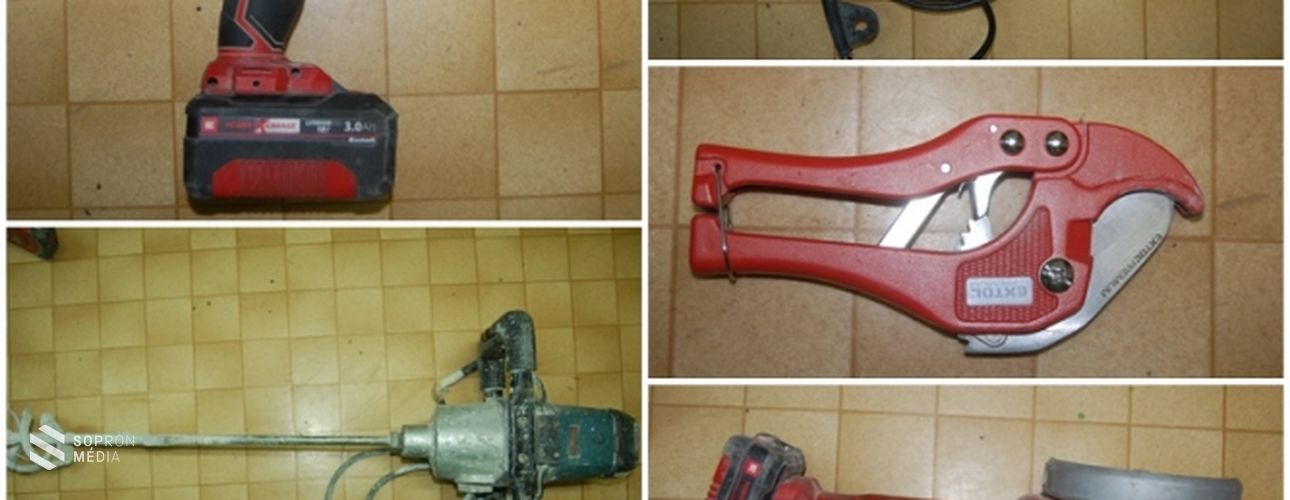 Szerszámgépeket loptak Sopronkövesden, elfogták őket
