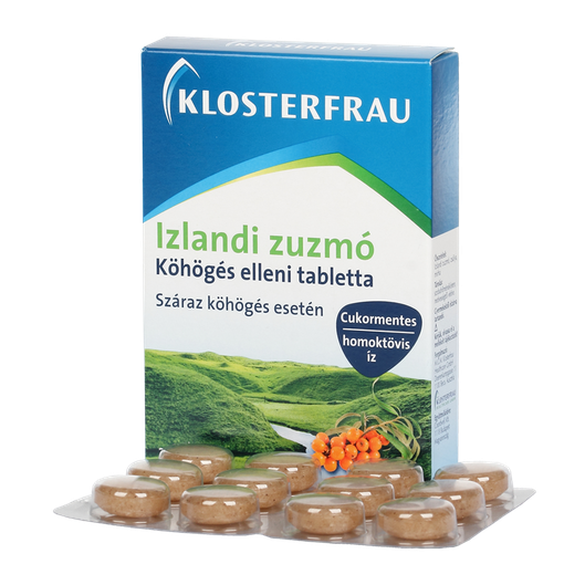 Klosterfrau Izlandi zuzmó tabletta köhögés ellen (24x)