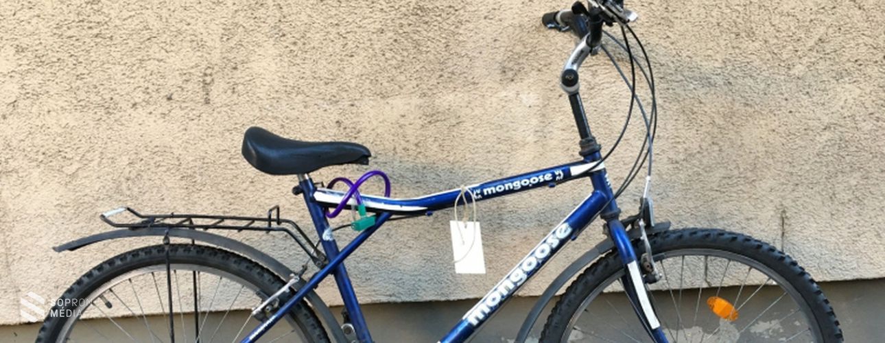 Lopott biciklit foglaltak le a soproni rendőrök
