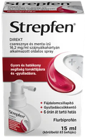 Strepfen Direkt 16,2 mg/ml szájnyálk.alk.spray cseresznye és menta ízű (1x15ml)