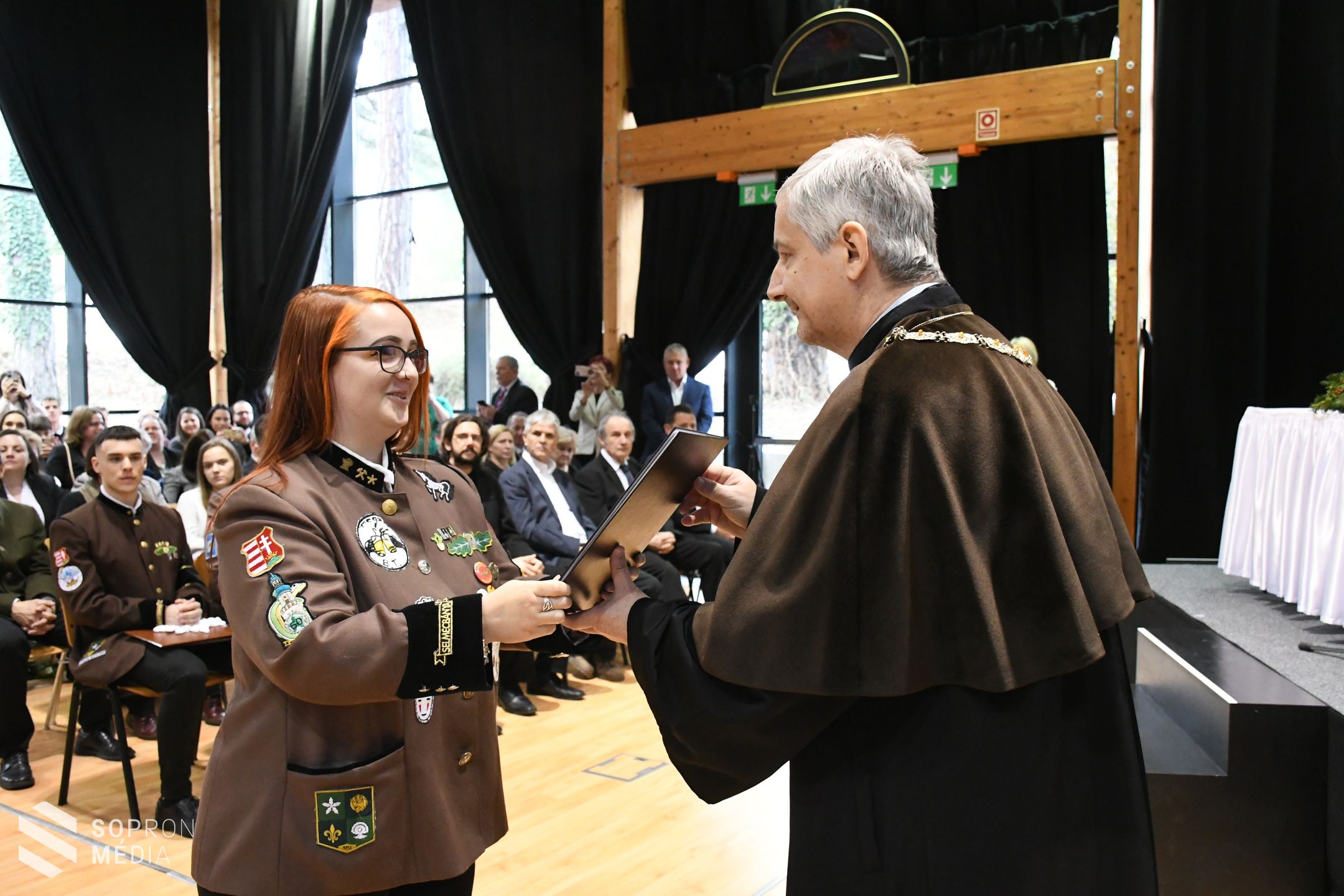 Diplomaátadó nyilvános tanácsülés a Soproni Egyetemen