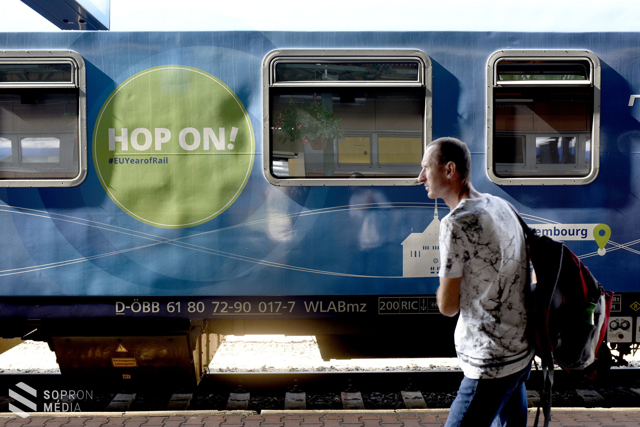Sopronba érkezett a Európát Összekötő Expressz különvonata