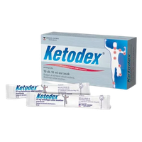 Ketodex 25 mg belsőleges oldat tasakban (10x)