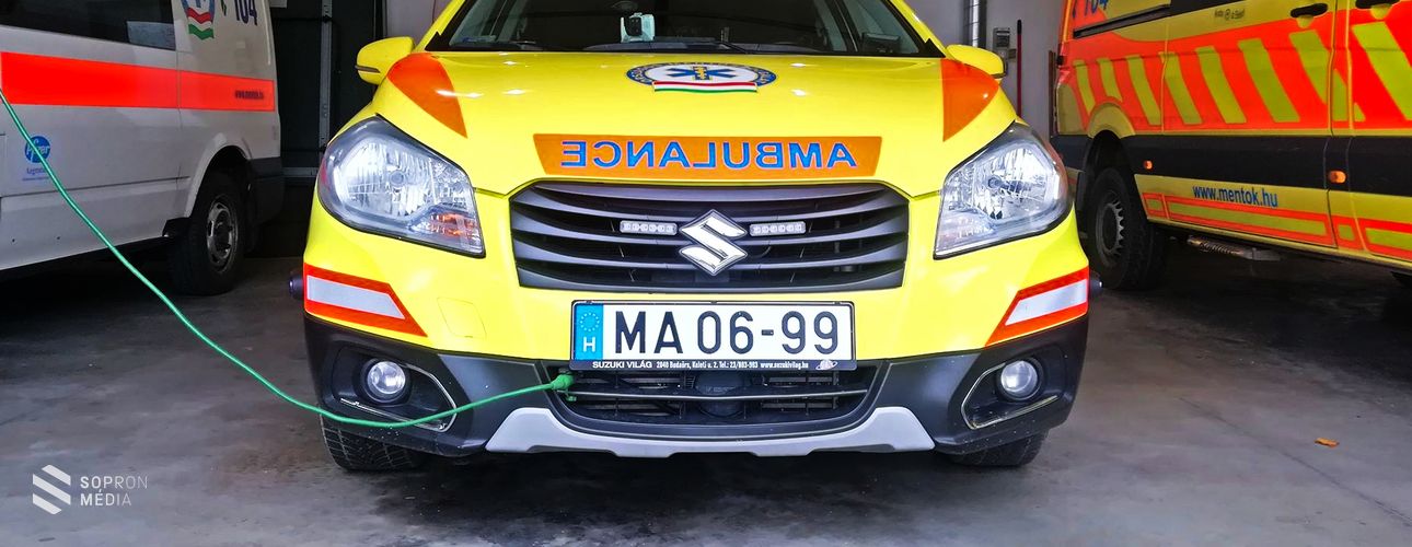 Komoly felújítás, és új kocsi a Soproni Mentőállomáson
