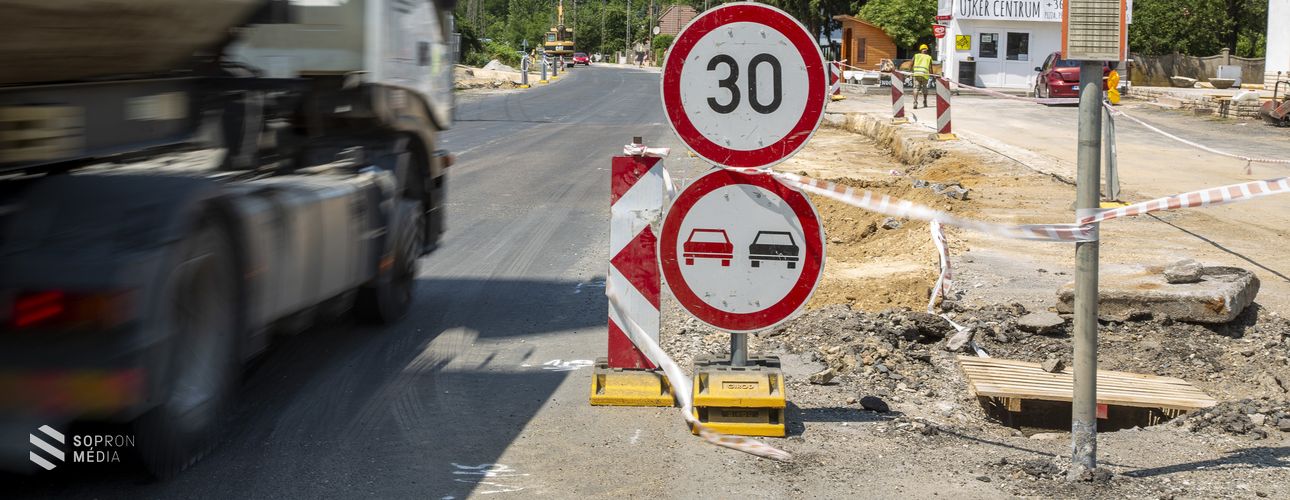 Újkérnél is megújul a 84-es út