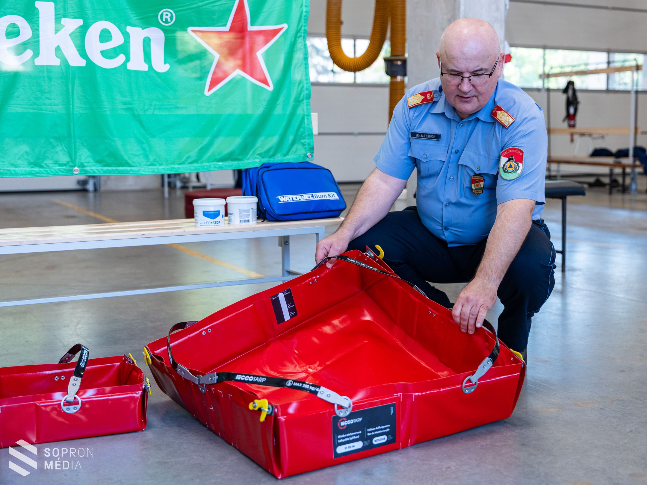 Új védőfelszerelésekkel gazdagodott a Soproni Katasztrófavédelmi Kirendeltség
