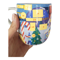 Adventi kapargatós bögre