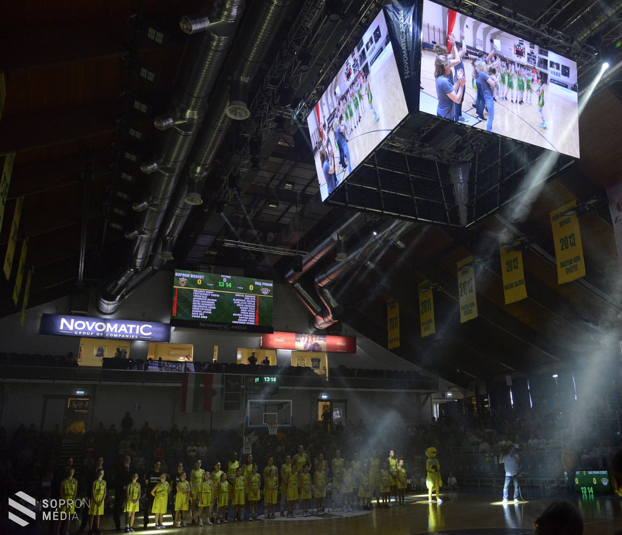 Ünnepélyesen nyitotta a szezont a Sopron Basket