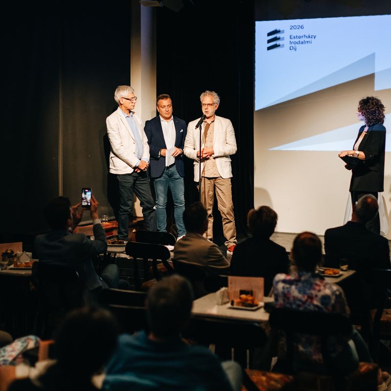 Esterházy Irodalmi Díj 2026 shortlist bejelentő- fotógaléria