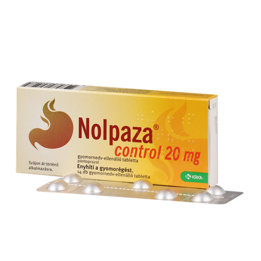 Nolpaza Control 20 mg gyomornedv-ellálló tabletta (14x (buborékcsomagolás))