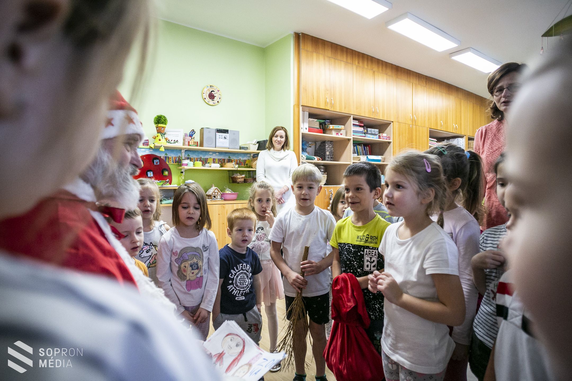 Nagy izgalommal várták a Mikulást az óvodások 