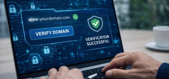 Teendők domain hitelesítés esetén c. bejegyzés borítóképe