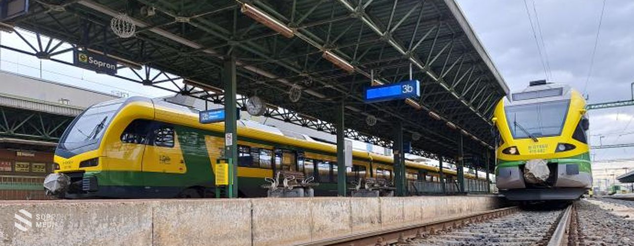 Vágányzári menetrend a Sopron – Győr vasútvonalon