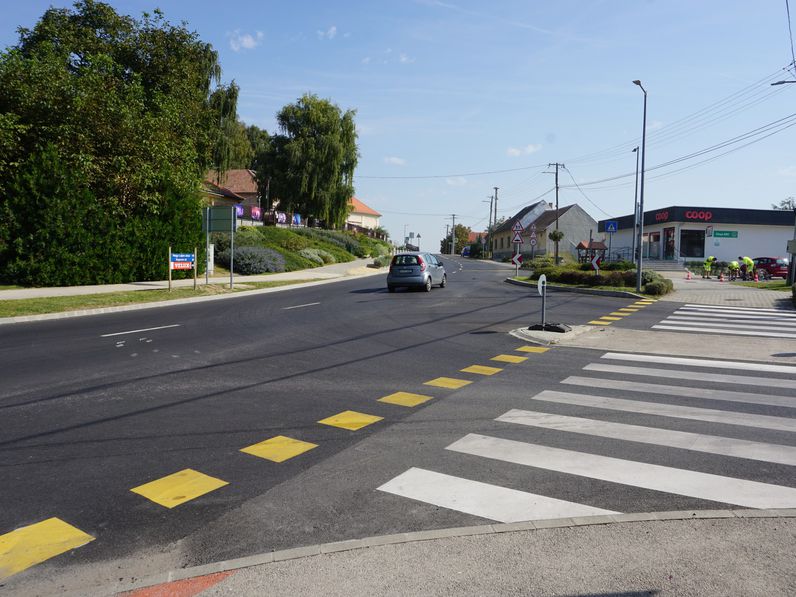 Nő a forgalombiztonság a 8518-as jelű Fertőendréd-Sopron összekötő úton!