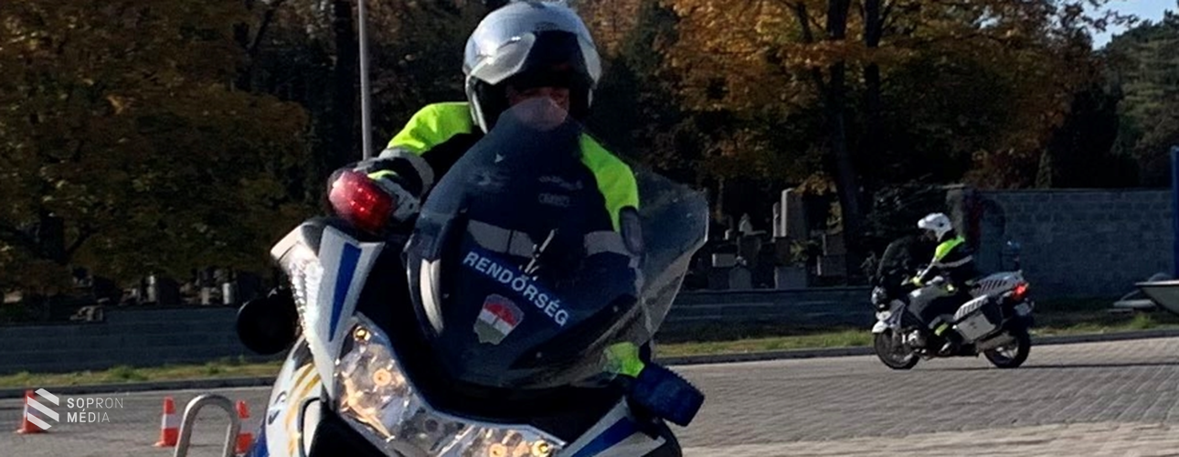 Két soproni rendőr is helyezést ért el a közlekedésrendészeti rendőrök regionális versenyén
