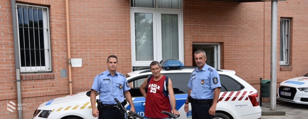 Ellopták a kerékpárt - a kapuvári rendőrök megtalálták és visszaadták