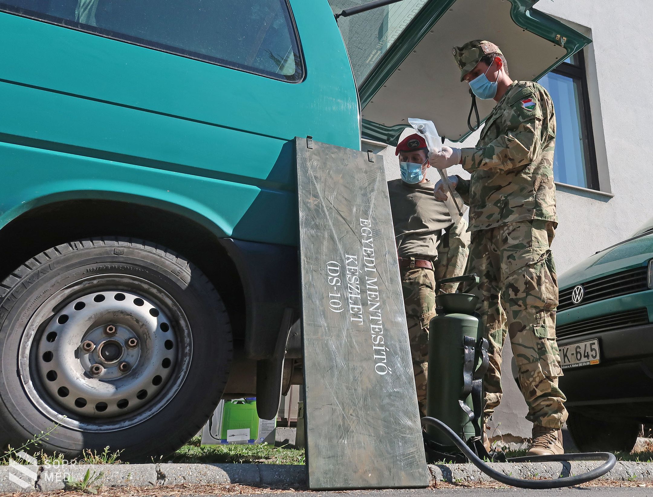 Megkezdték a Soproni Szociális Intézmény fertőtlenítését - GALÉRIÁVAL!