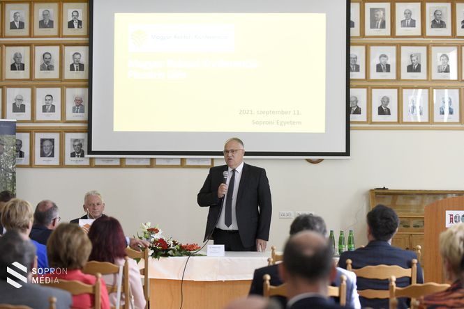 Prof. dr. Fábián Attila, a Soproni Egyetem rektora