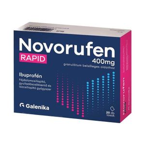 Novorufen Rapid 400 mg oldathoz granulátum (20x) termék kép