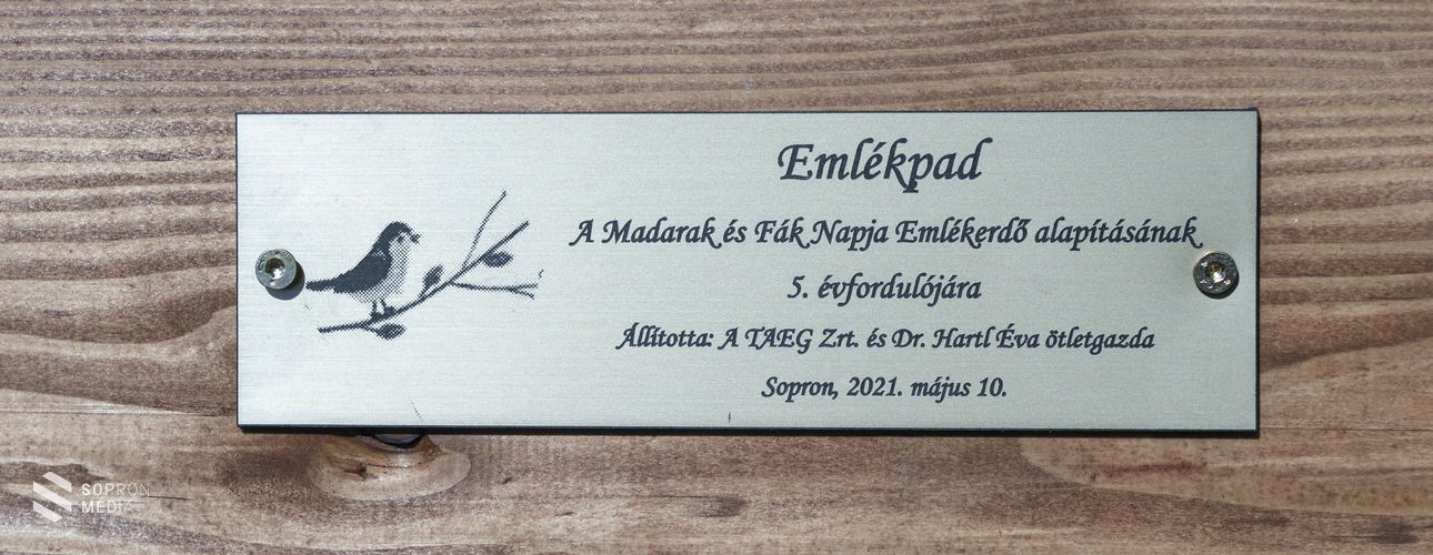 Öt éves a Madarak és Fák Napja Emlékerdő Sopronban