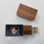 MAGIC Exkluzív Fa világítós pendrive