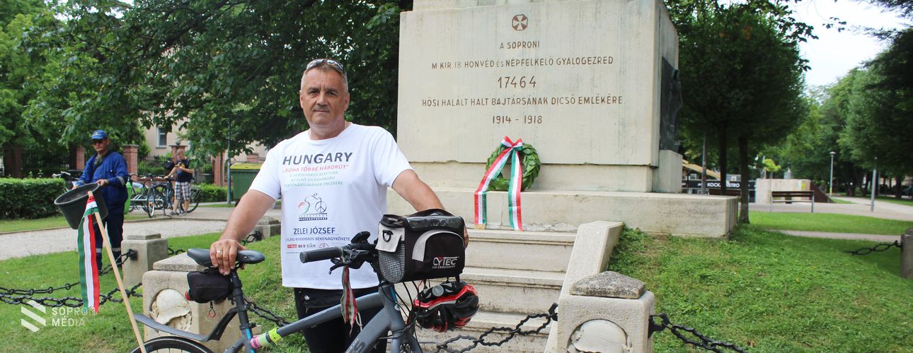 Sopronban járt a kerékpáros békenagykövet