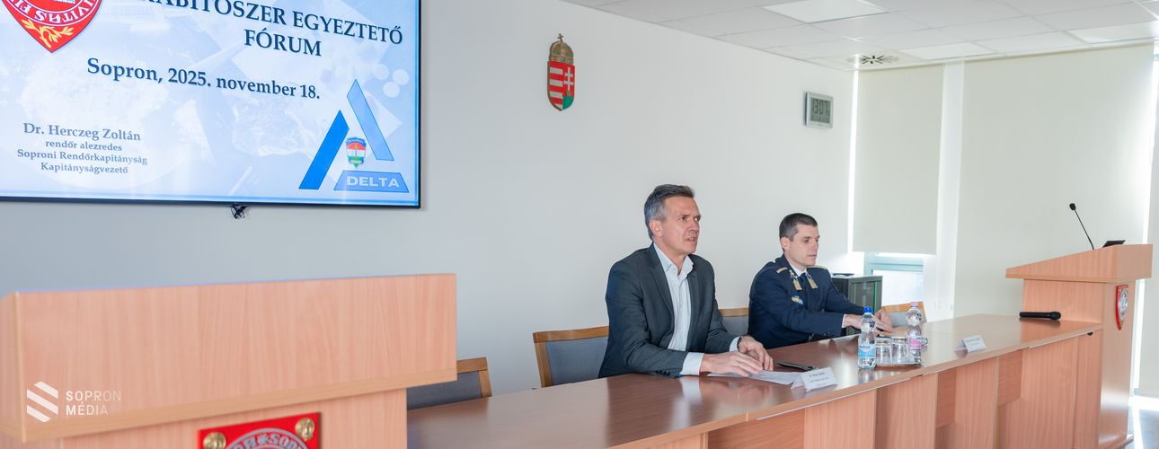 Kábítószerügyi Egyeztető Fórumot tartottak Sopronban