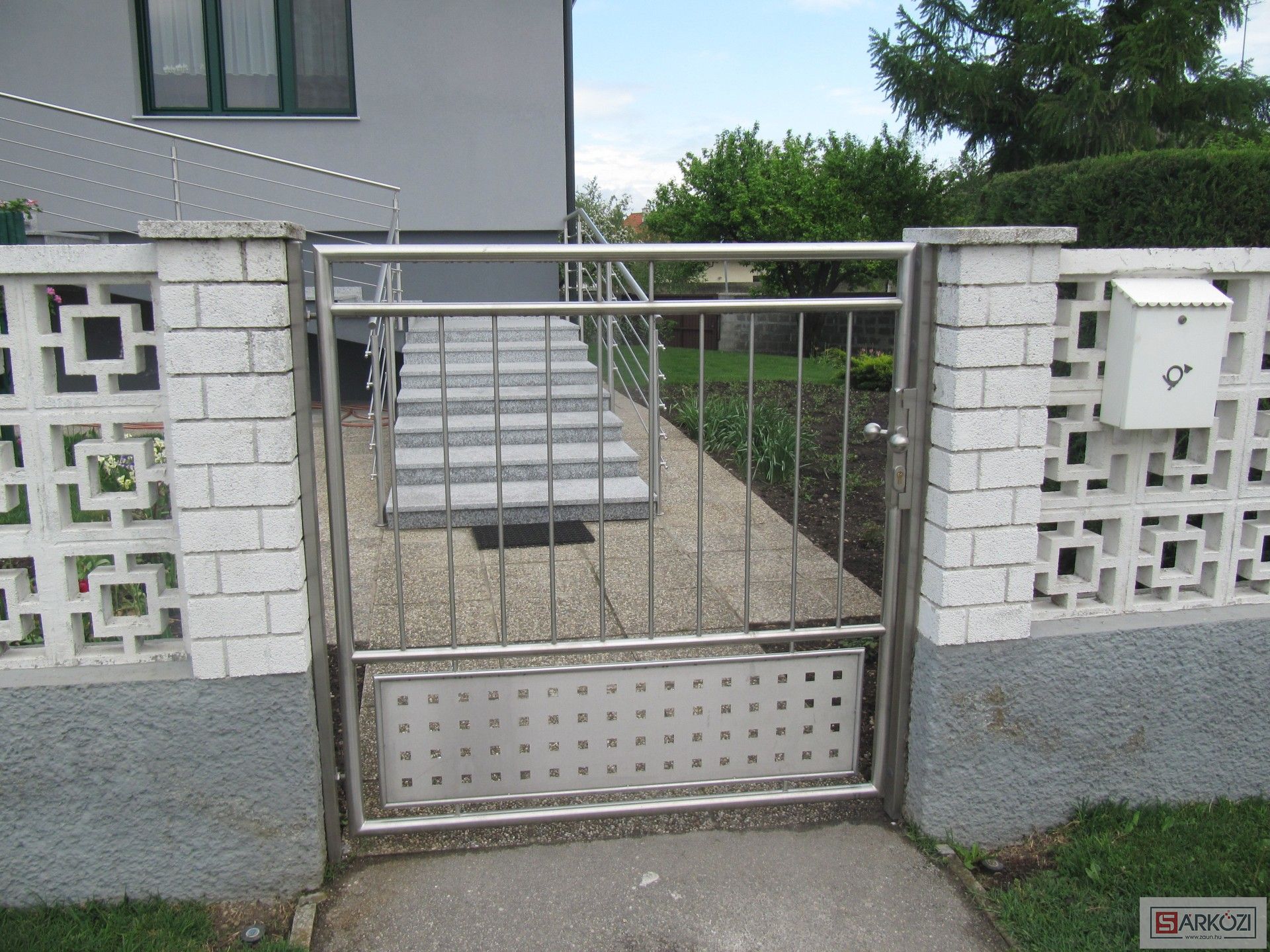 Edelstahl Zaun 15