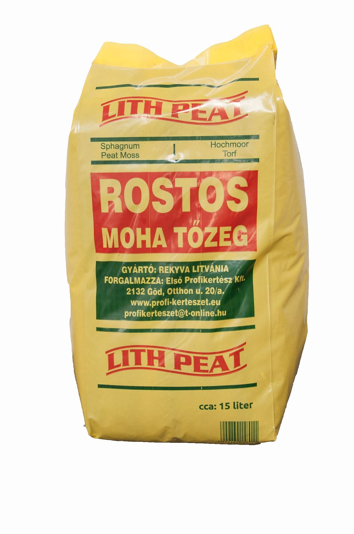 Litván rostos tőzeg 15l termék képe
