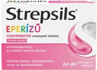 Strepsils eperízű cukormentes szopogató tabletta (24x)