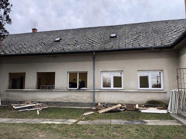 Esztergályhorváti művelődési ház felújítás kép