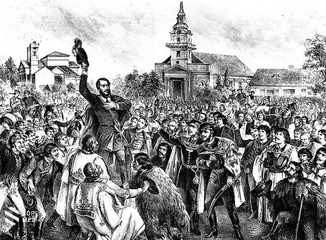 Kossuth Cegléden 1848-ban