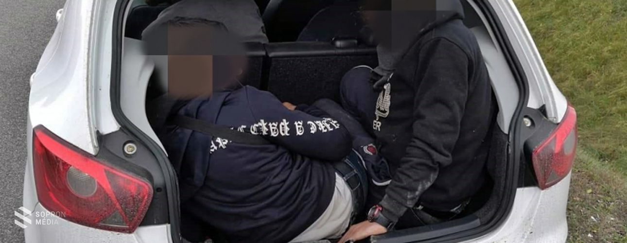 A soproni rendőrök négy illegális migránsra bukkantak