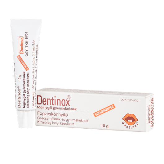Dentinox fogínygél gyermekeknek (1x10g)