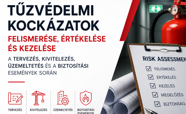Tűzvédelmi kockázatok felismerése, értékelése és kezelése a tervezés, kivitelezés, üzemeltetés és a biztosítási események során