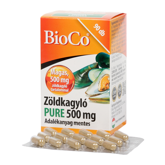 BioCo Zöldkagyló PURE 500 mg kapszula (90x)