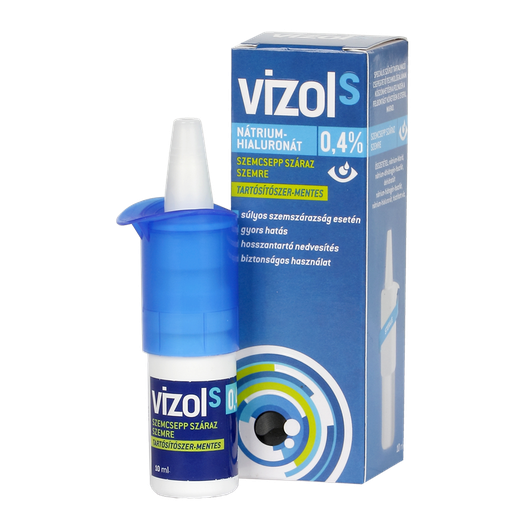 Vizol S 0,4% oldatos szemcsepp száraz szemre (10ml)