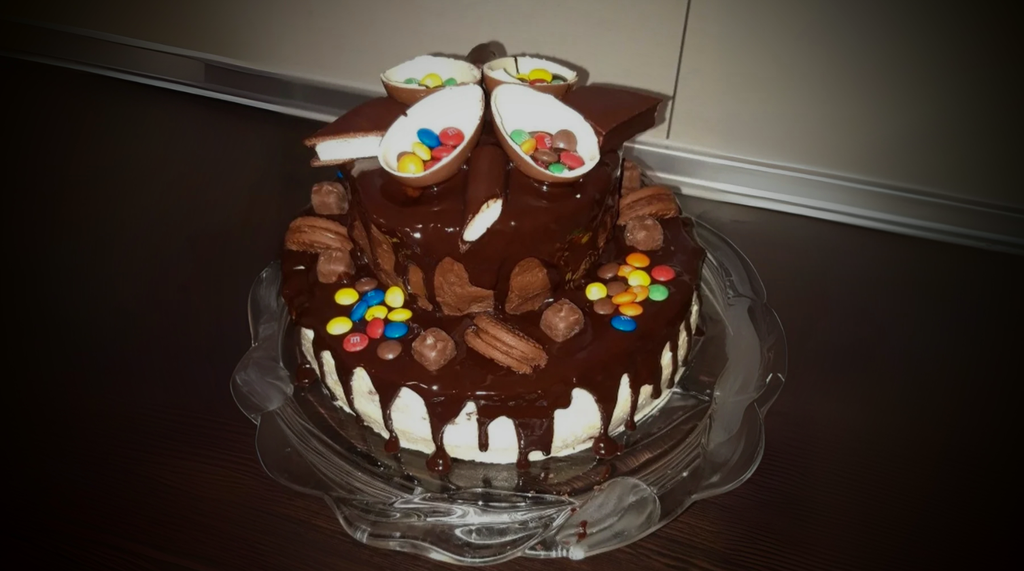 Túrós csokis torta