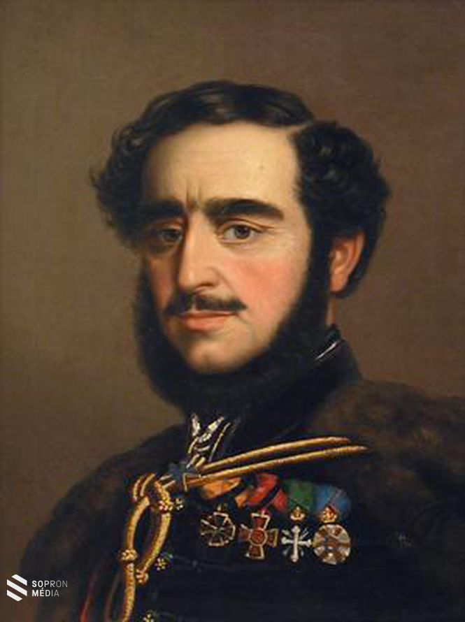 Széchenyi Istvánnak egy osztrák festő által készített portréja a 19. század első feléből
