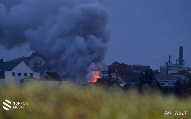 Tűz a Zárányi utcában 