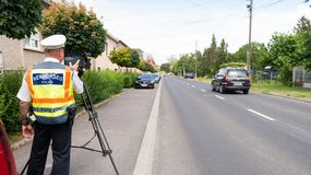 A sebességhatárok betartását ellenőrizte a rendőrség