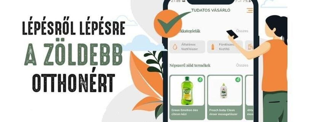 Applikációval segíti a környezetbarát tisztítószerek kiválasztását a Tudatos Vásárlók Egyesülete 