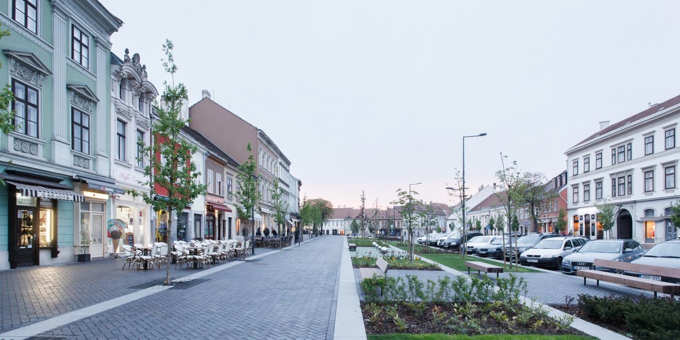 Sopron történelmi belvárosa
