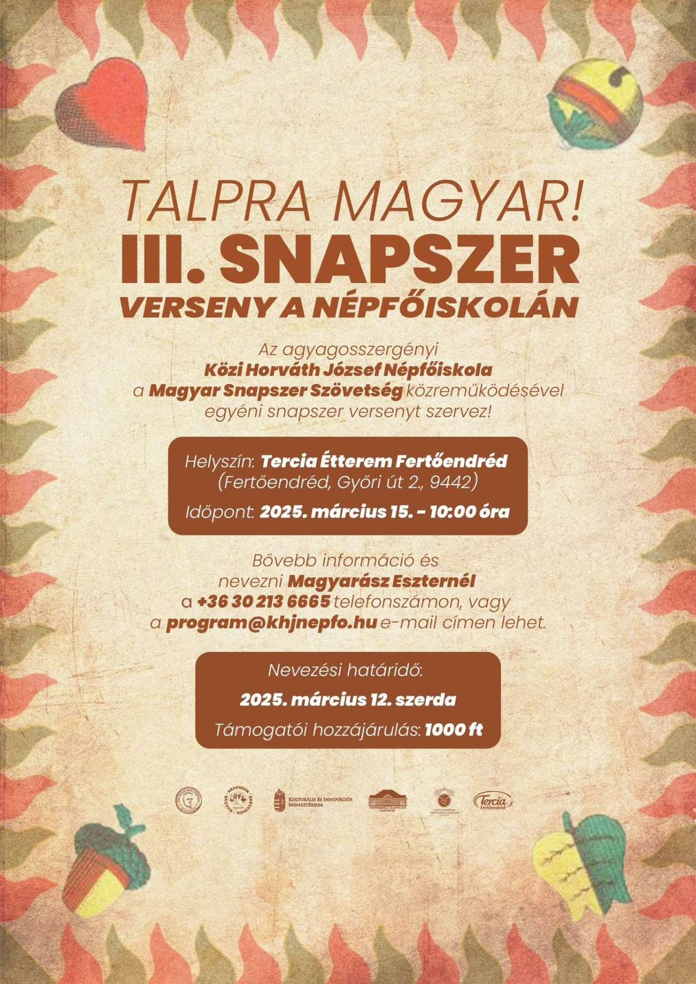III. Snapszerverseny a Népfőiskolán!