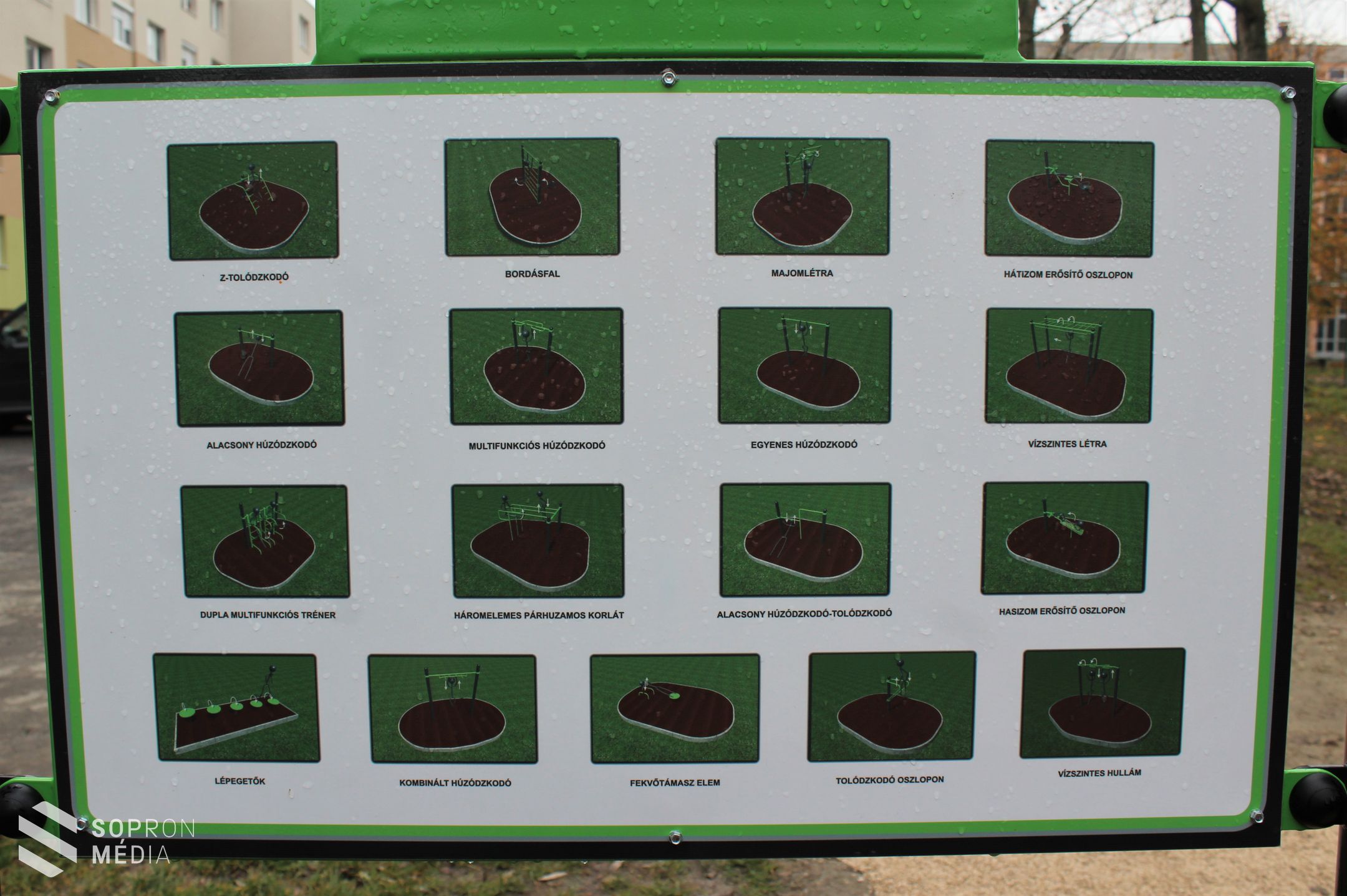 Sportparkkal gazdagodott a Jereván lakótelep