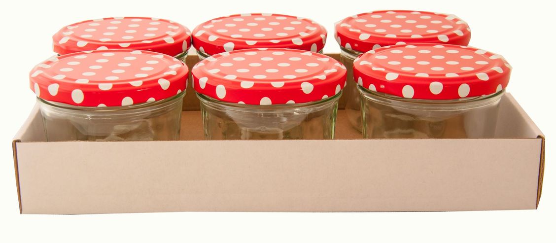 230 ml STURZGLAS üveg tálcás 6 db/cs. tetővel termék képe