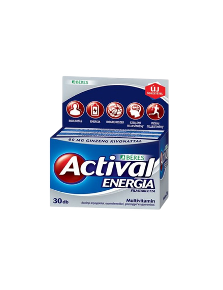Actival Energia Ginzeng Guarana filmtabletta (30x)