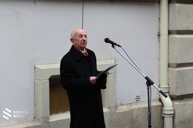 Andrássy Péter, a Berzsenyi Dánel líceum volt tanára, Sopron Megyei Jogú Város díszpolgára