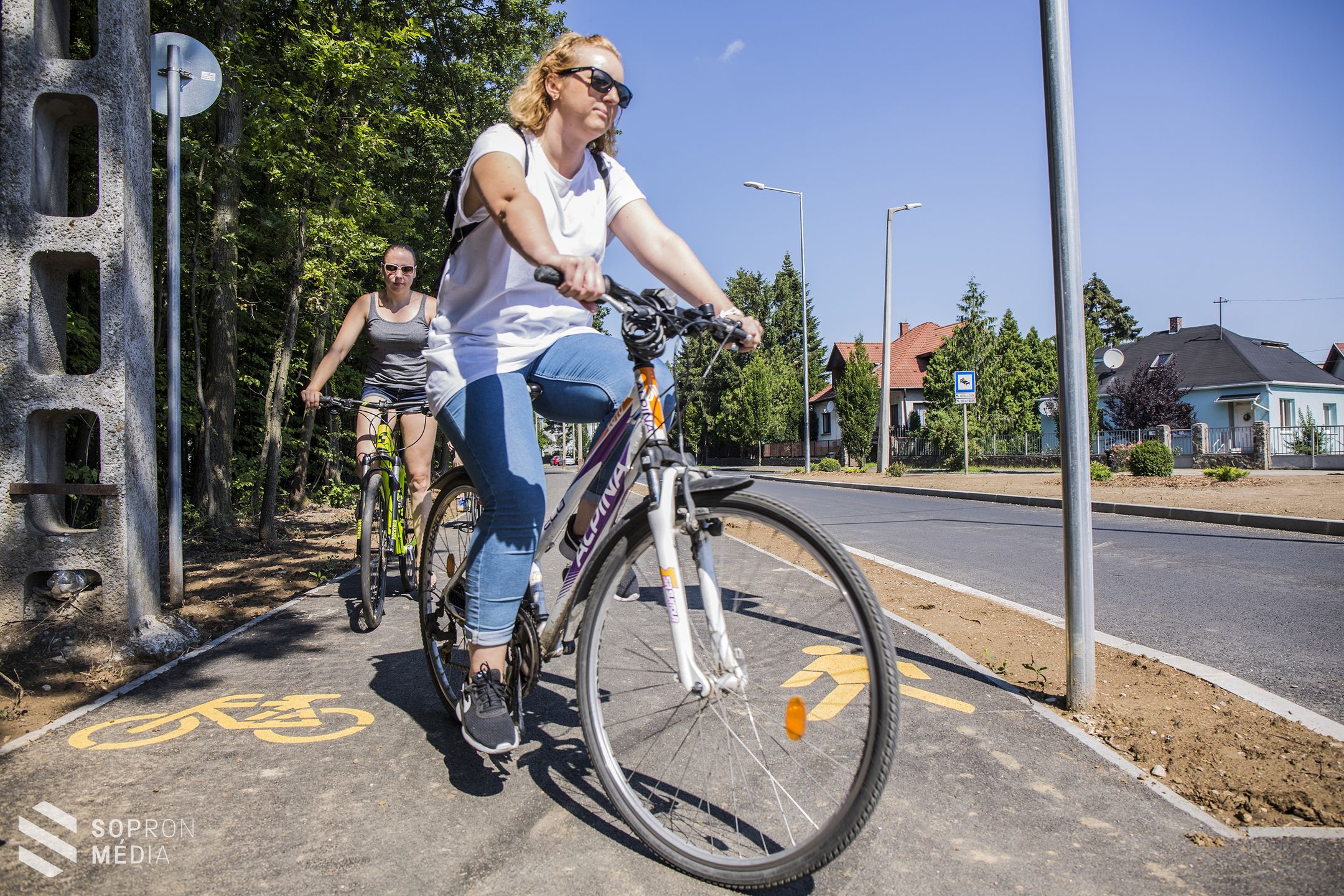 Megépült a Lőver kerékpárút